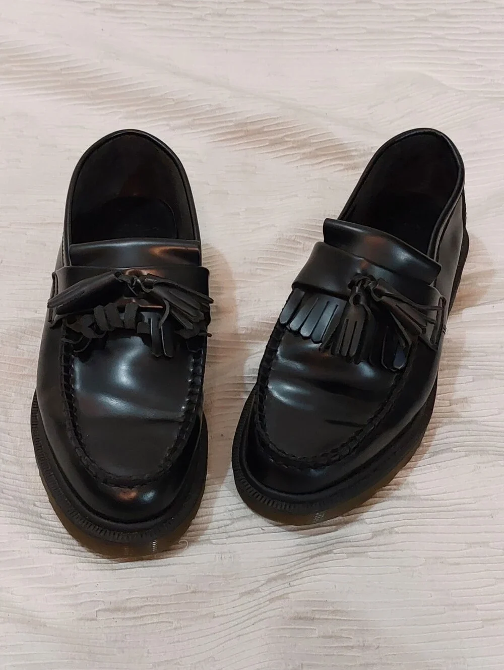 Dr. Martens Black Tassel Loafers Size 6/EU38